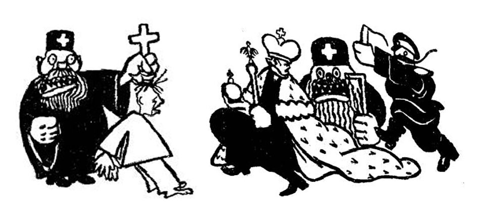 Плакаты используются как иллюстрации для статьи-исторического обзора