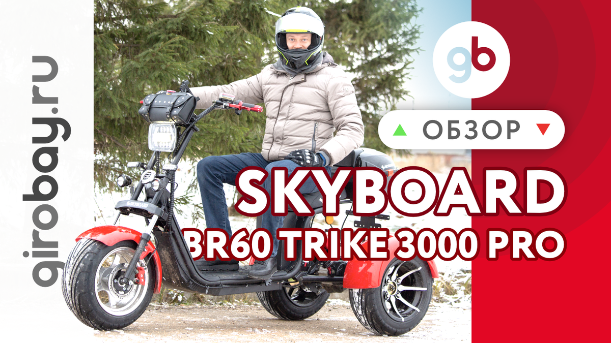 Электроскутер SKYBOARD TRIKE BR60-3000 PRO