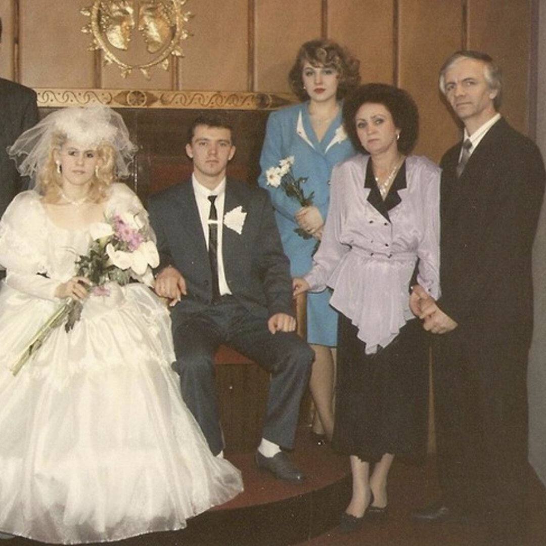 Одежда на свадьбу 1994