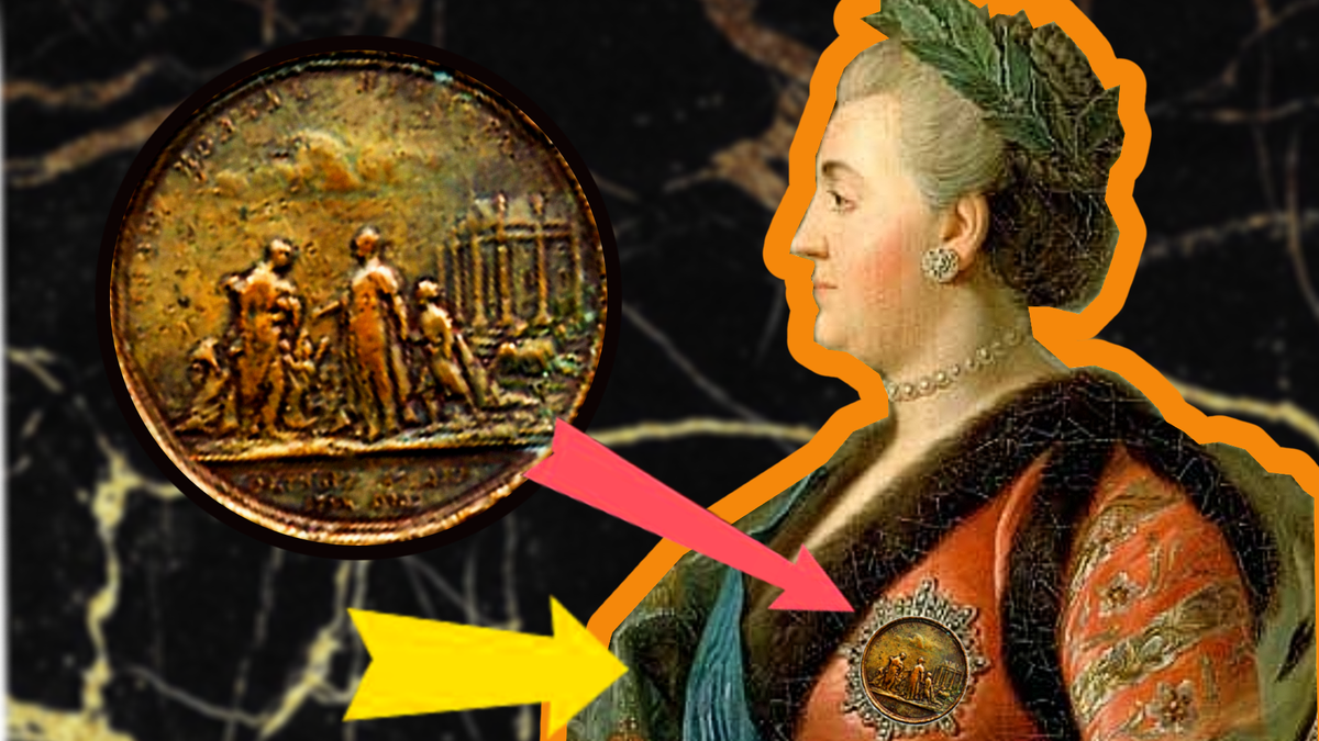 В 1768 году была отчеканена медаль «Собою подала пример» в честь успешного оспопрививания монарших особ.