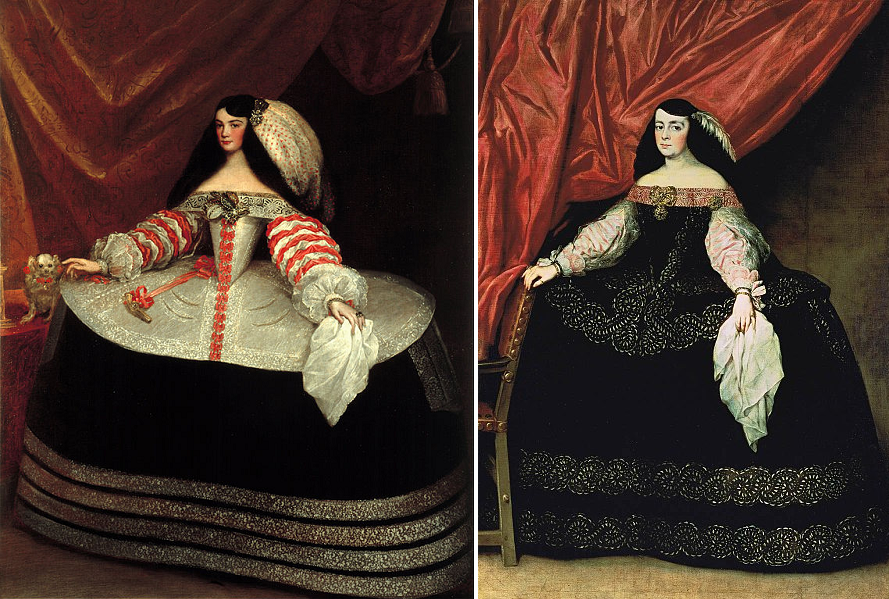 Слева - Инес де Цунига, справа - Мария да Вера и Каска. Хуан  Карреньо де Миранда, 1660-70-е.  (сс) Wikimedia Commons