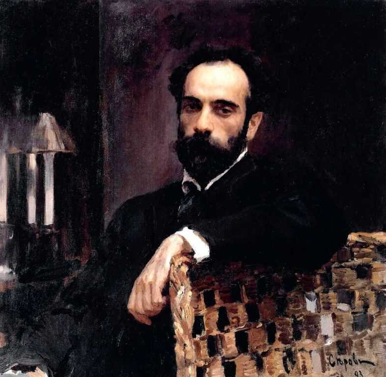 Портрет Левитана кисти Серова