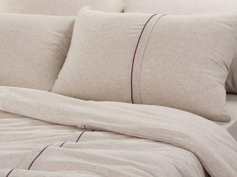 Комплект постельного белья из меланжа "Цикорий"