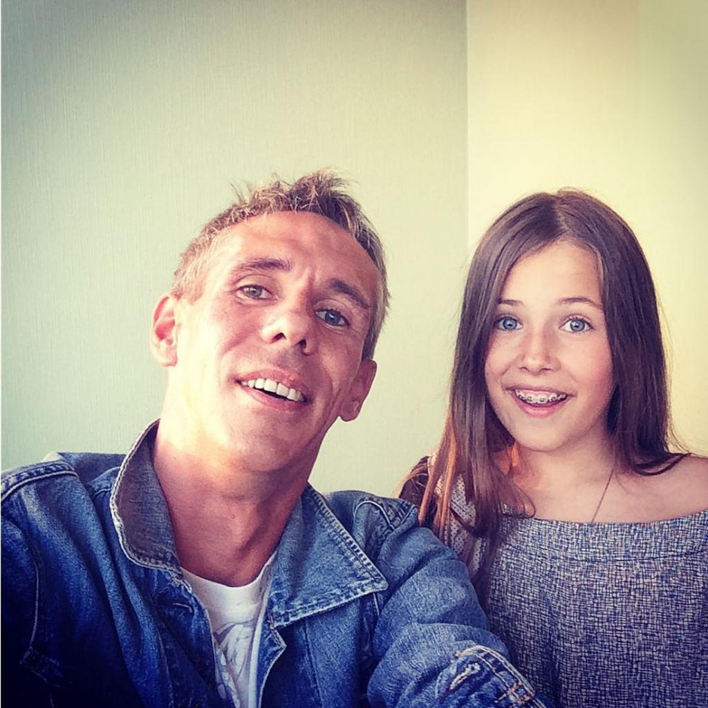 Панин с дочерью Анной