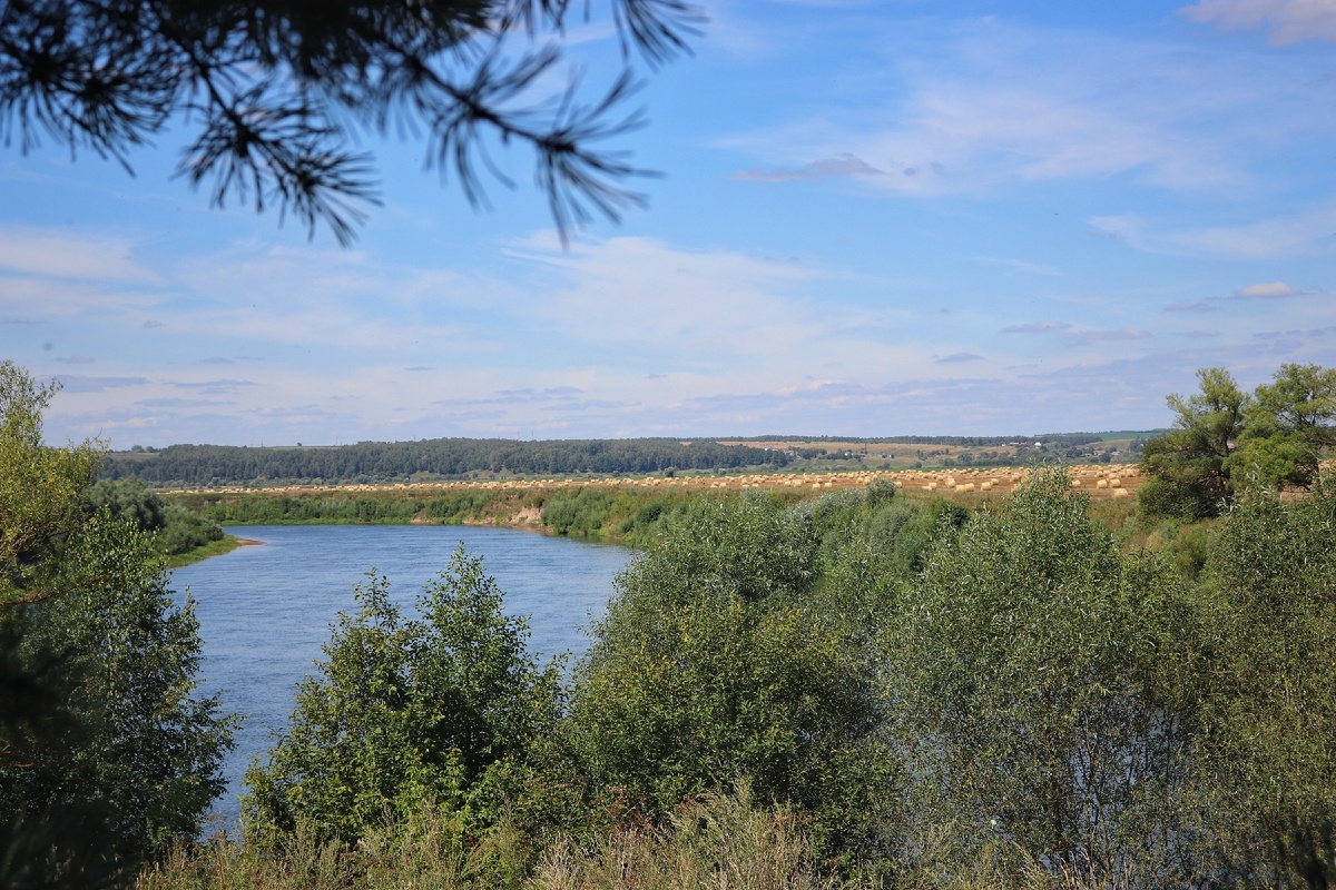 Пейзаж с места ловли