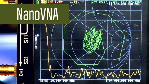 NanoVNA Векторный анализатор ВЧ-цепей. Обзор.