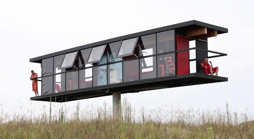 ReActor - архитектурный проект качающегося дома