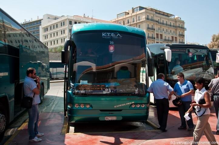 Крит, Ираклион, автостанция