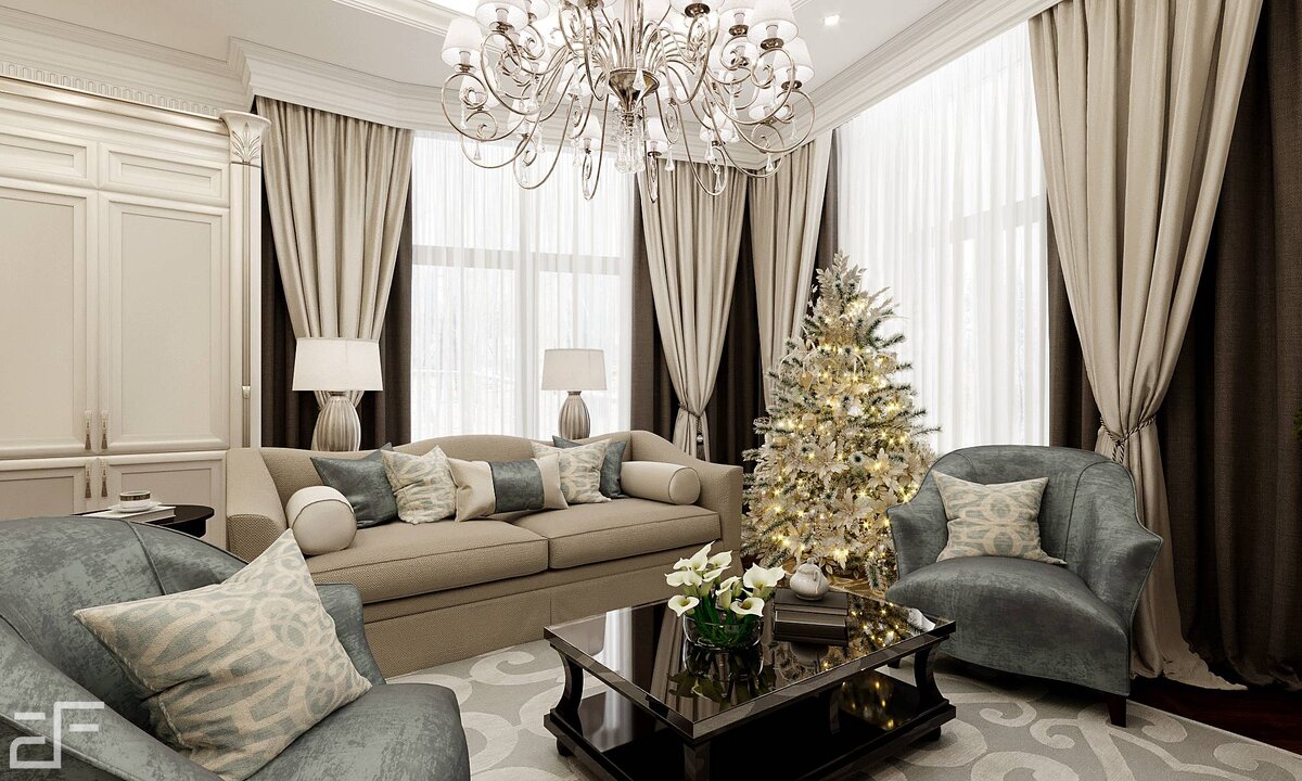 Дизайн интерьера гостиной