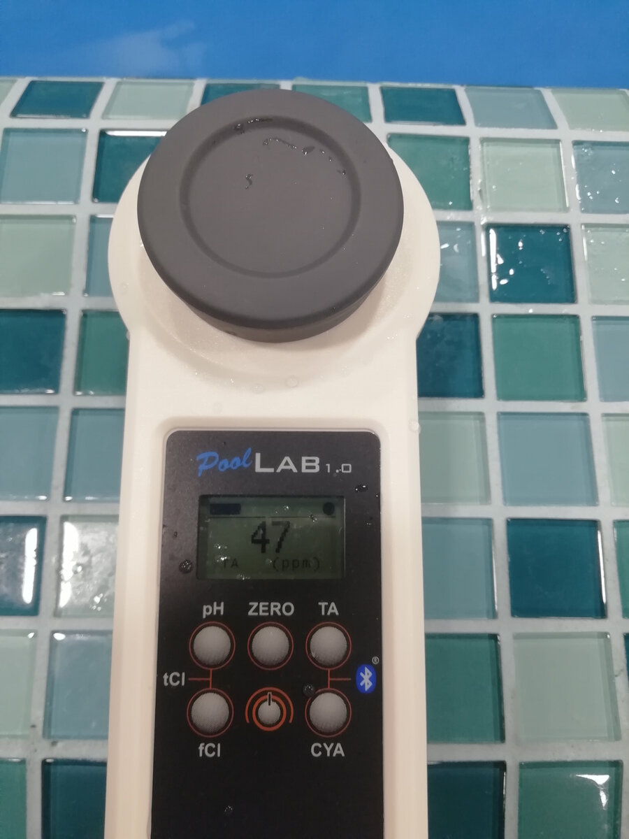 Значение общей щелочности 47 мг/л