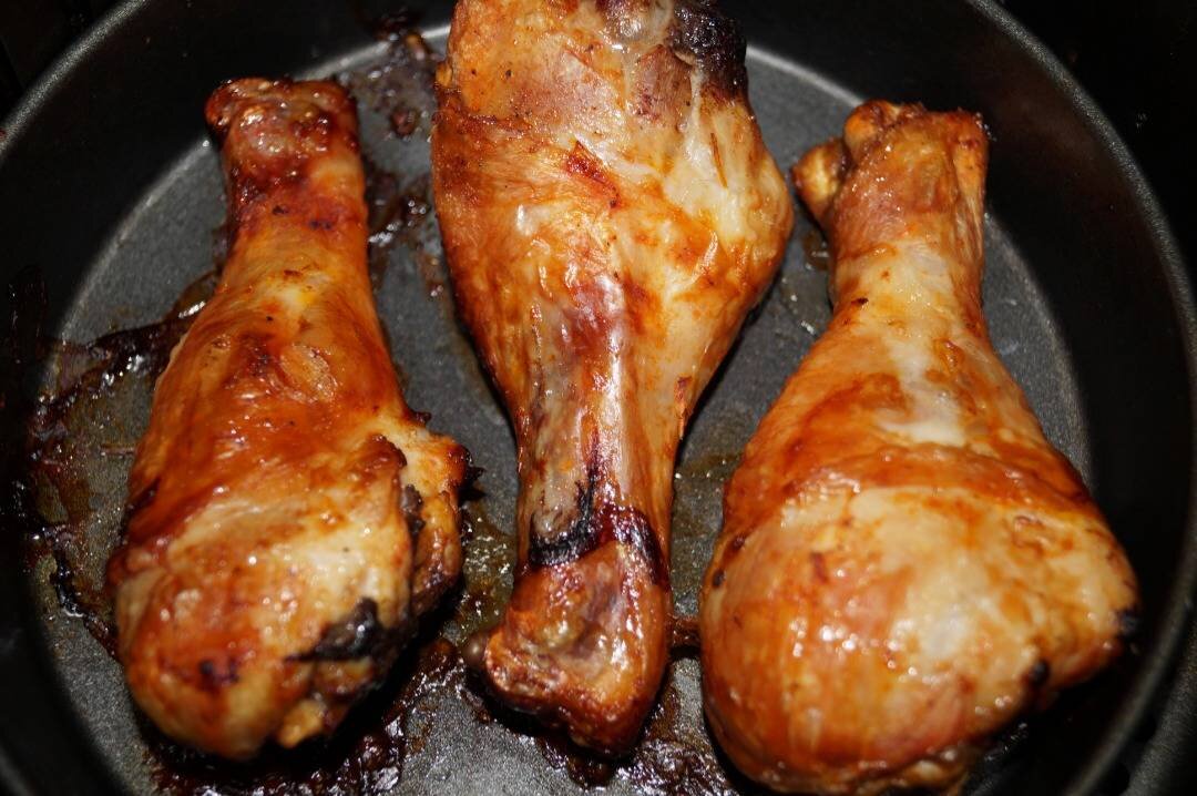 Голень куриная жареная без масла: рецепт