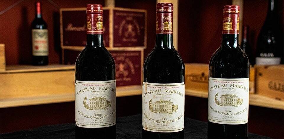 Вина Chateau Margaux 1986 - разумеется, подлинные, - в винотеке WineTime