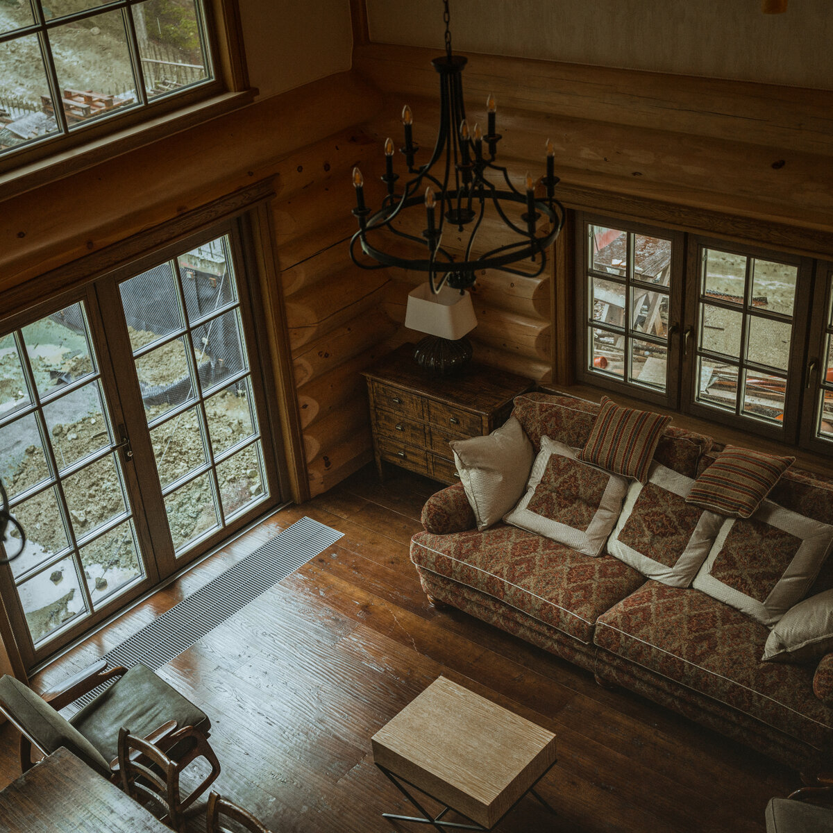 На фото: Smart Wood Уникальные деревянные дома — проект бани 