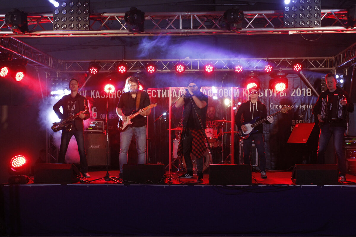 "Рекорд Оркестр" на концерте в Казани, 5 октября 2018 года. Фото автора