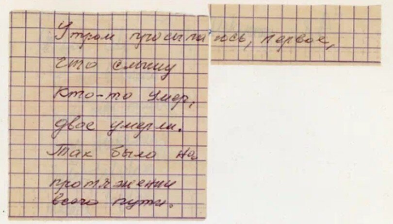 Из записей отца