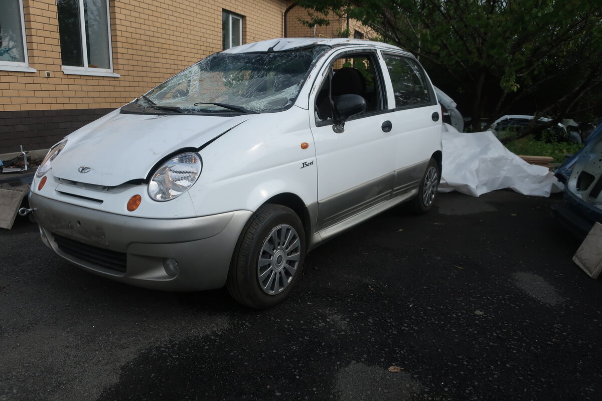 Daewoo Matiz после ДТП