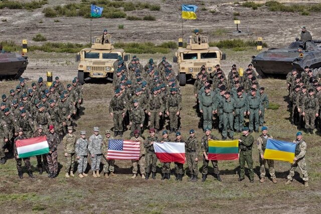    Военные учения стран НАТО с участием Грузии и б. УССР (сс) Ministry of Defense of Ukraine