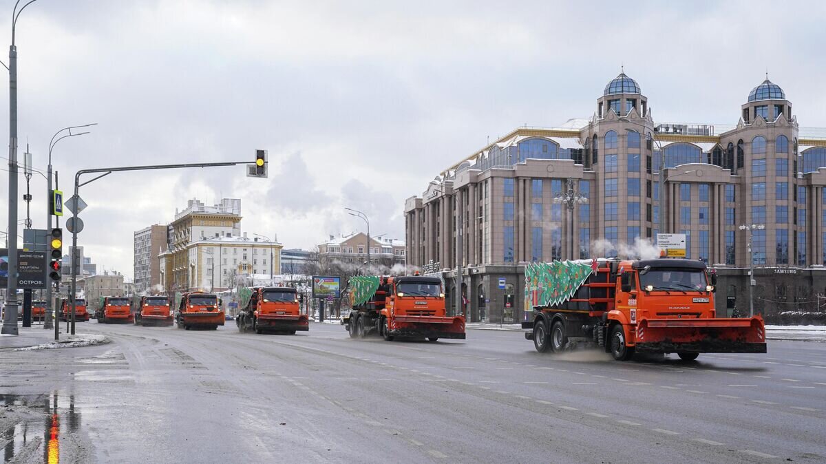    Уборка снега в Москве© Комплекс городского хозяйства Москвы