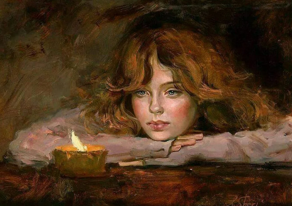 Художник Ирен Шери. Раздумье.