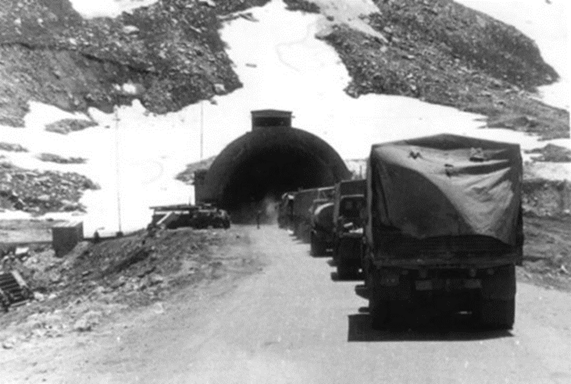 Начало тоннеля Саланг