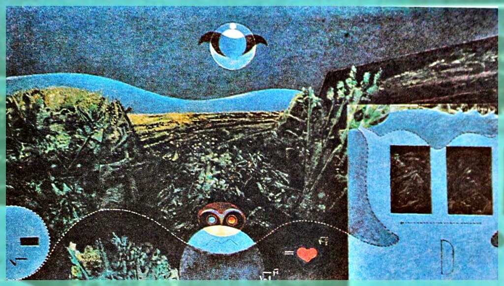 "Фазы ночи." М.Эрнст 1946