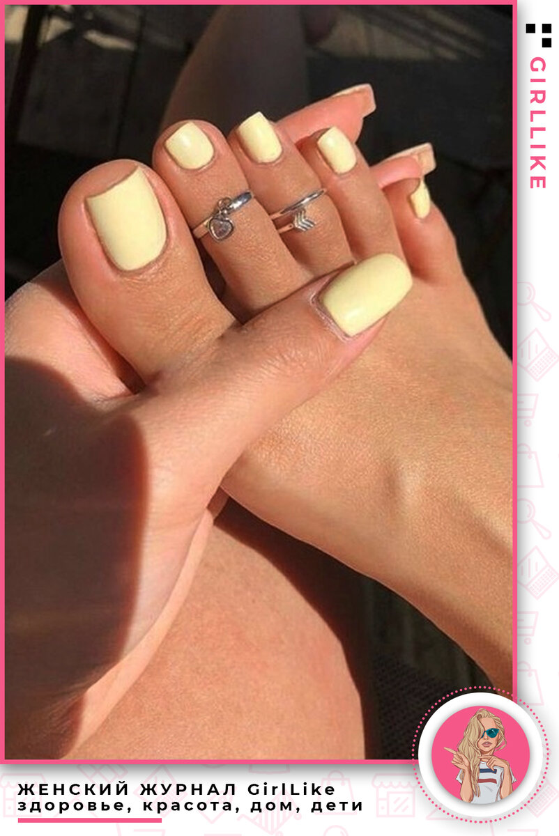 Пастельный педикюр