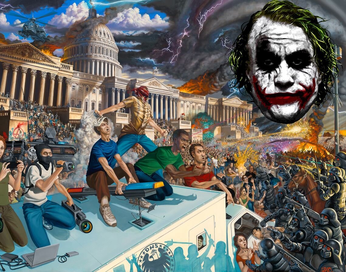 Коллаж на основе Mear One "Revolution". Источник https://mearone.com/