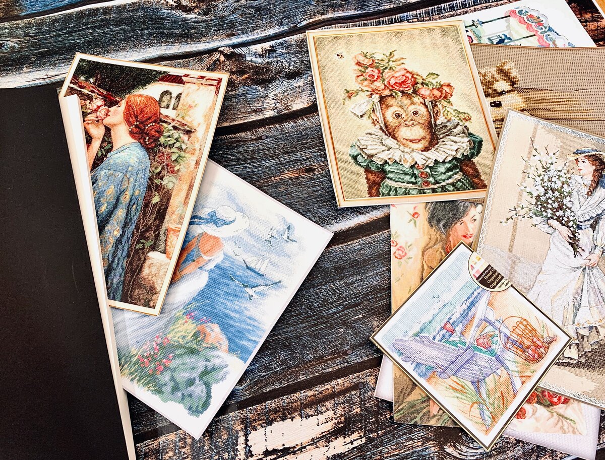 Мои превью готовых вышитых работ (не все)!