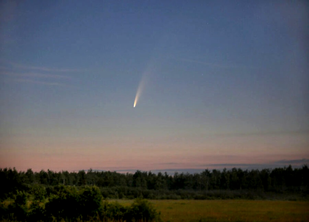 Комета NEOWISE, 8 июля, Миннесота, США / © Bob King