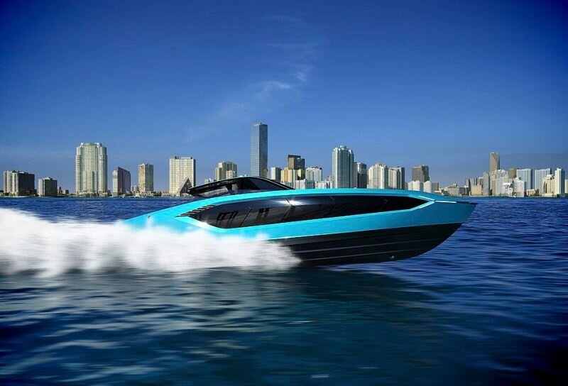 
Lamborghini 63 Tecnomar — это суперъяхта ограниченной серии, созданная по мотивам гиперкара итальянской марки стоимостью 3 миллиона фунтов стерлингов (около 3,7 млн. долларов США) Si?n FKP 37, которая будет оснащена двумя двигателями V12, обеспечивающими мощность 4000 лошадиных сил.


Предполагается, что максимальная скорость плавательного средства будет составлять более 60 узлов, что соответствует скорости около 111 километрам в час. Первые же из 63 созданных образцов будут готовы уже в следующем году — цена на роскошный аппарат пока не озвучивается.

