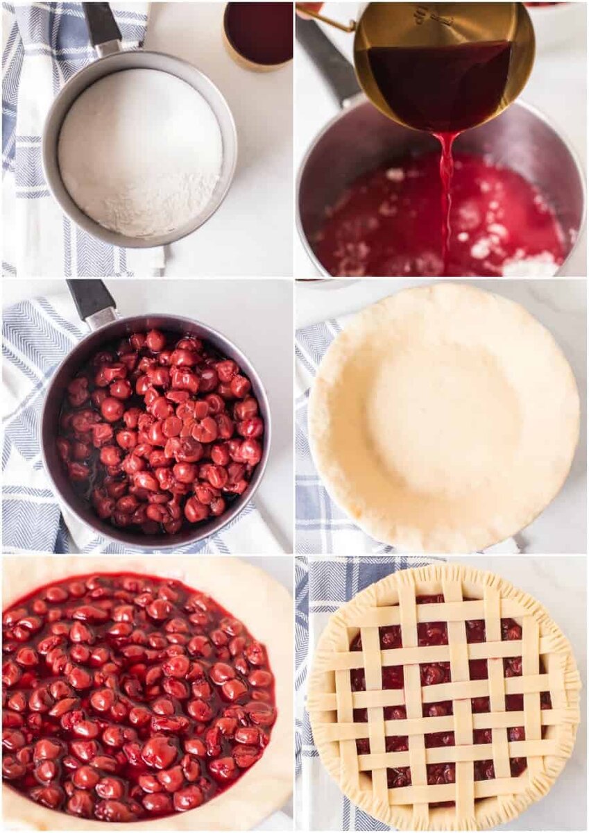 Вишневый пирог приготовление