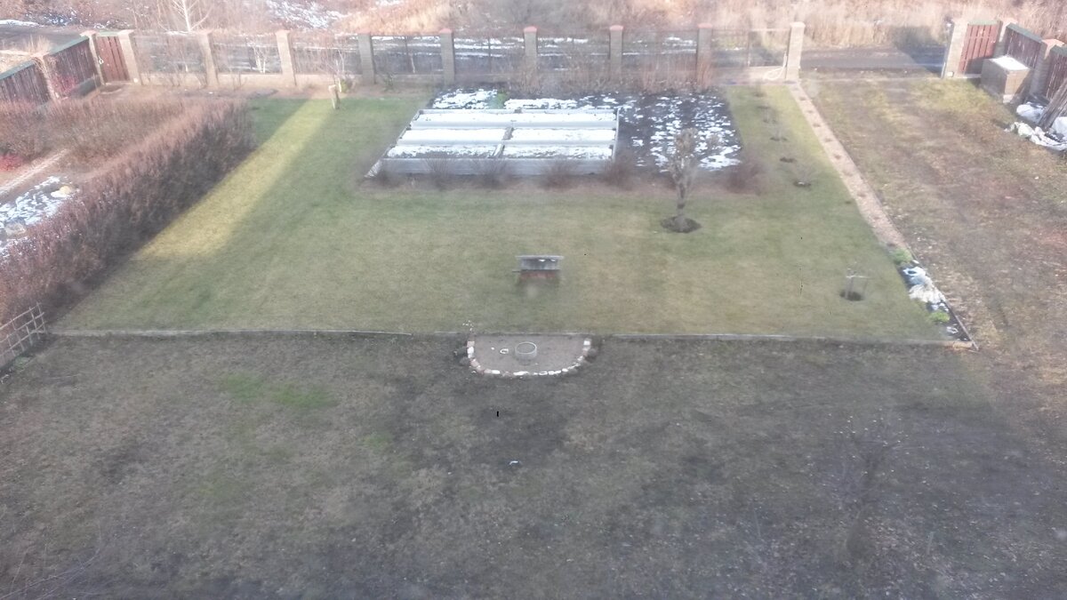 Осень 2017. Западный сад, вид сверху
