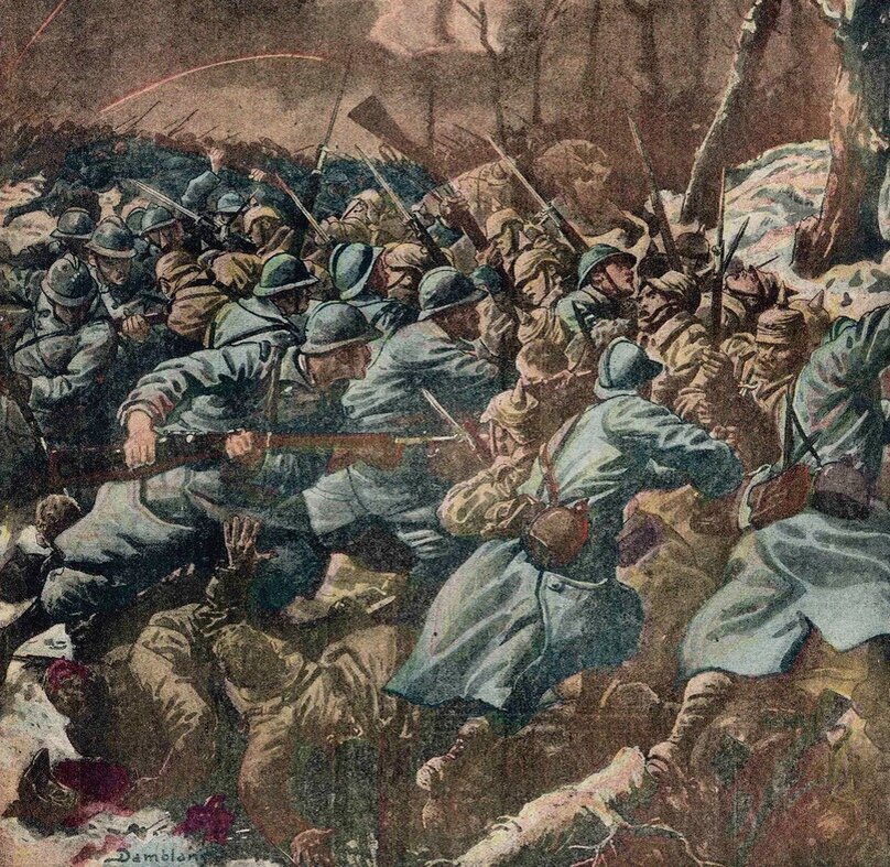 Битва при Вердене. Источник — Яндекс.Картинки