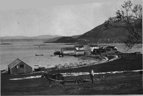 Деревня Сандторг в 1895 году