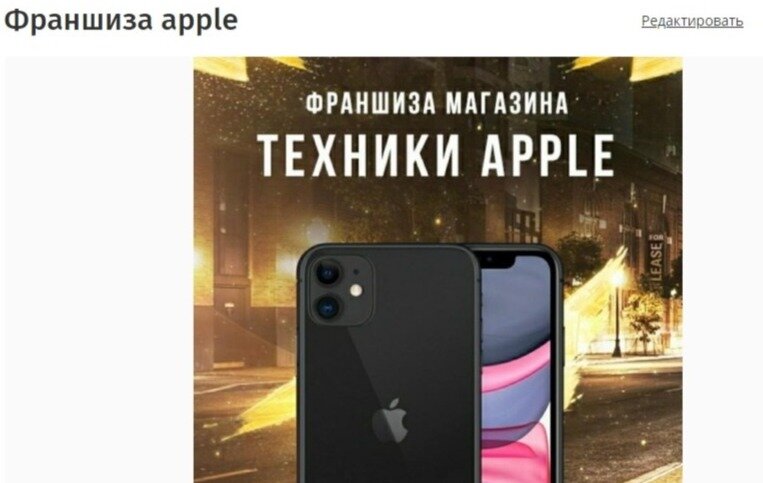 Та самая франшиза