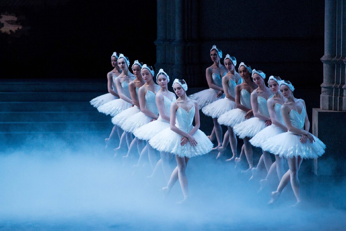 Сцена из спектакля "Лебединое озеро", © Е.Bauer, OnP, 2016