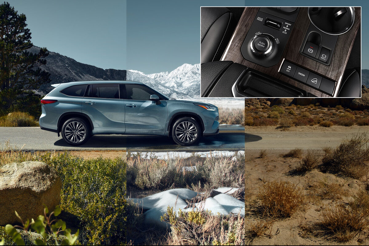 Система выбора режима движения Multi Terrain Select нового Хайлендер позволит комфортно передвигаться по разным покрытиям