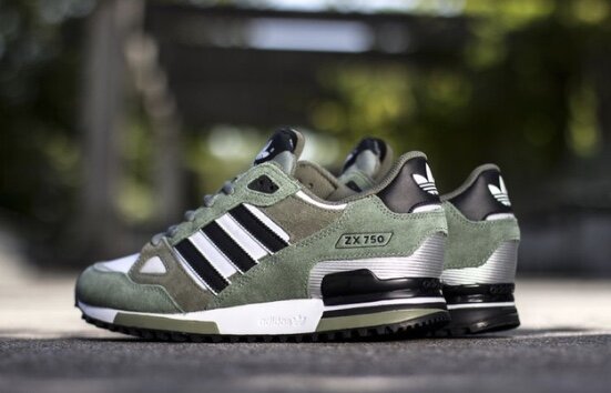 Adidas zx 750 green grey hotsell