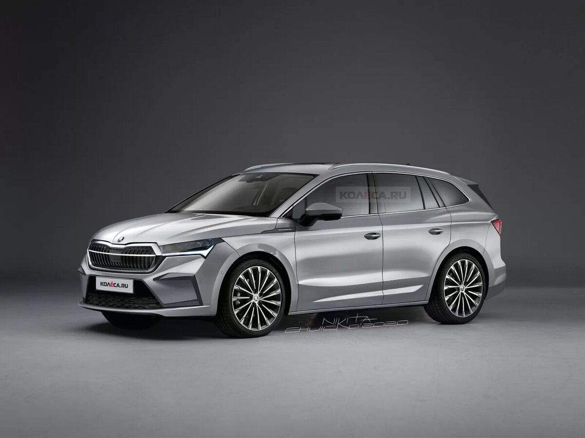 1- Skoda Enyaq 2- Vision iV