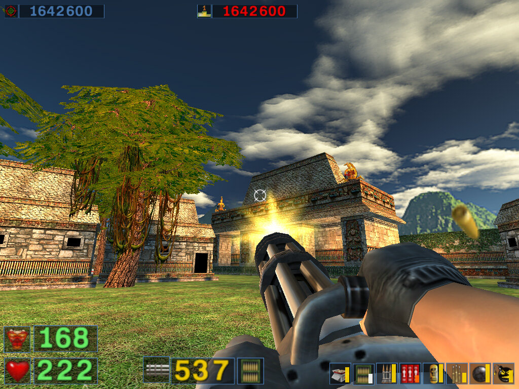 Бесплатная игра серьезный сэм. Serious Sam 2002. Serious Sam the second encounter 2002. Крутой Сэм the second encounter. Serious Sam 2 second encounter.