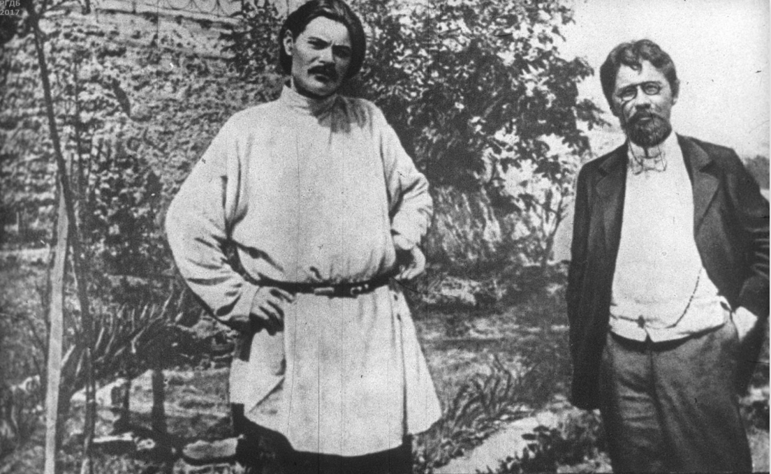 А. П. Чехов и М. А. Горький в Крыму
