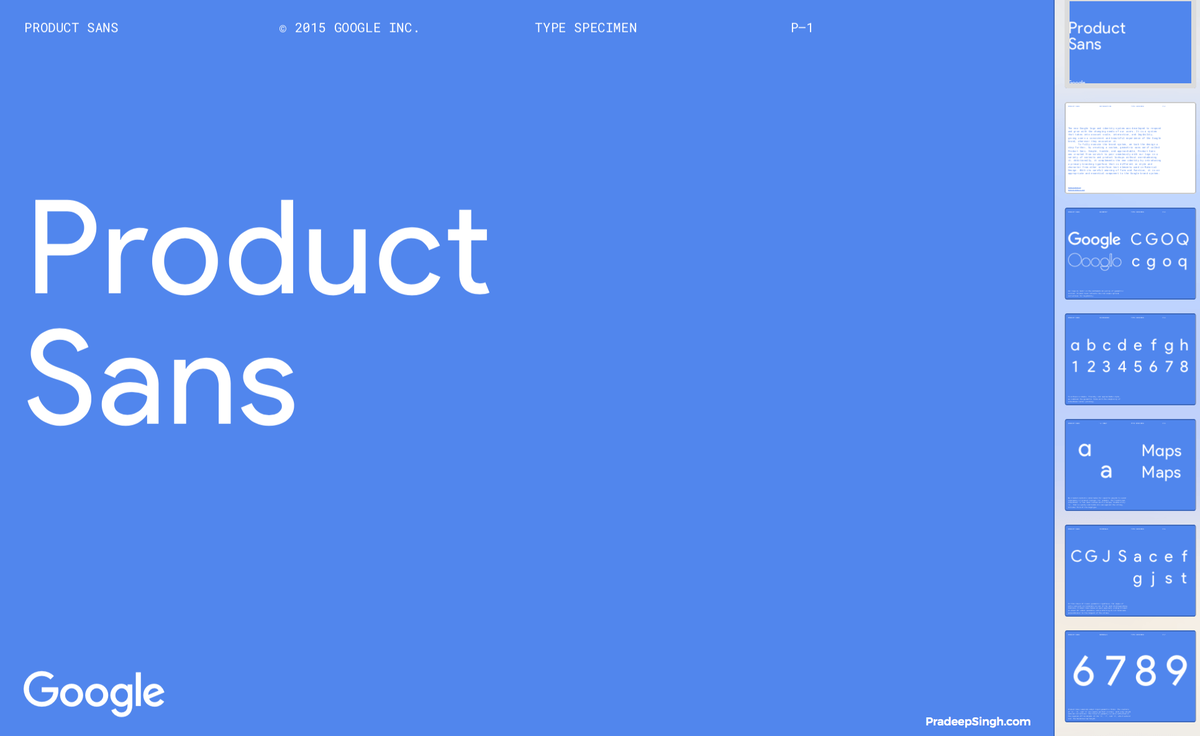 Пример шрифта