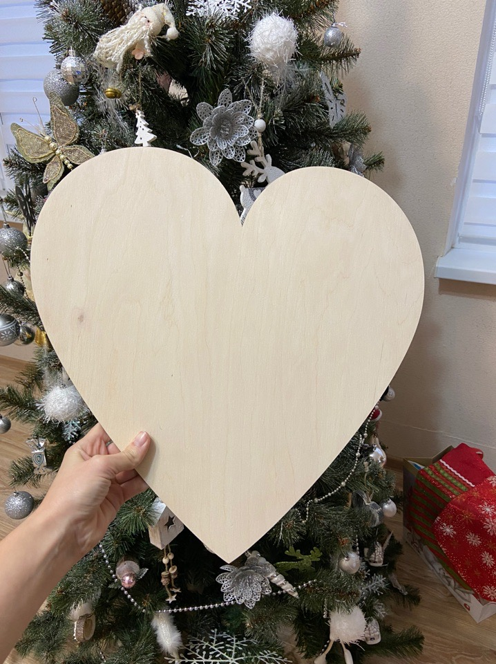 Сердце из фанеры