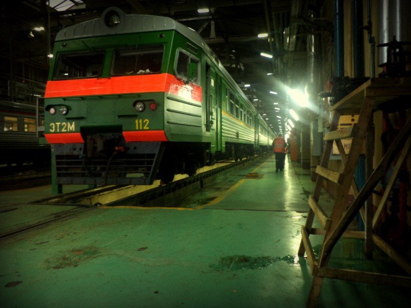 1. На фото 1-я канава участка ТР-1 в депо Крюково