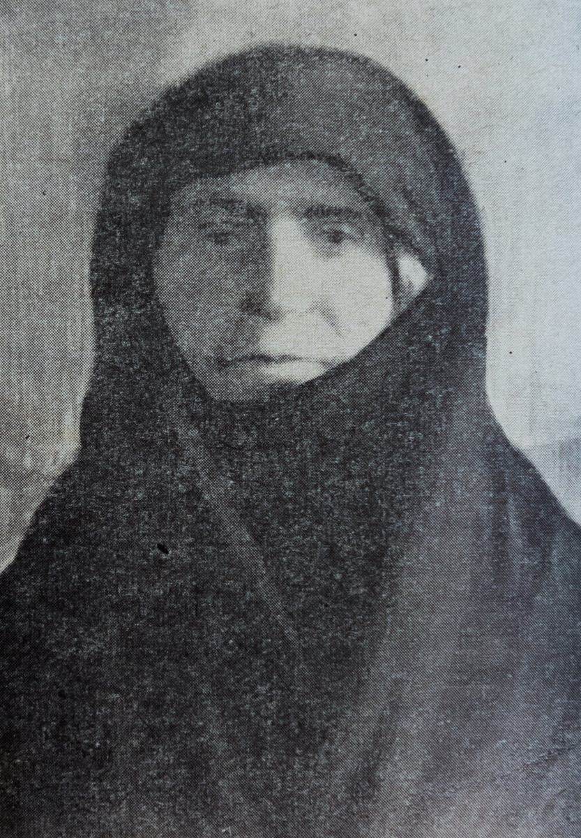 Мать Ованеса Туманяна. Рисунок из книги: Нвард Туманян. Детство и юность Ованеса Туманяна. Ереван : Издательство «Луйс», 1968