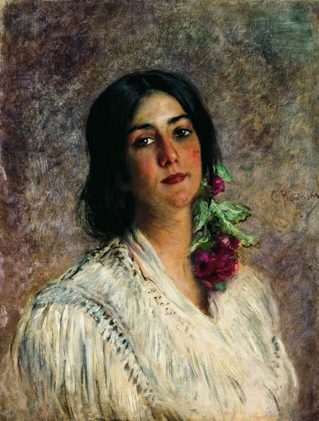 Женский портрет. Маковский К.Е. 1880-е