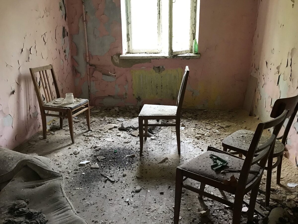 Заброшенный дом в Чернобыле