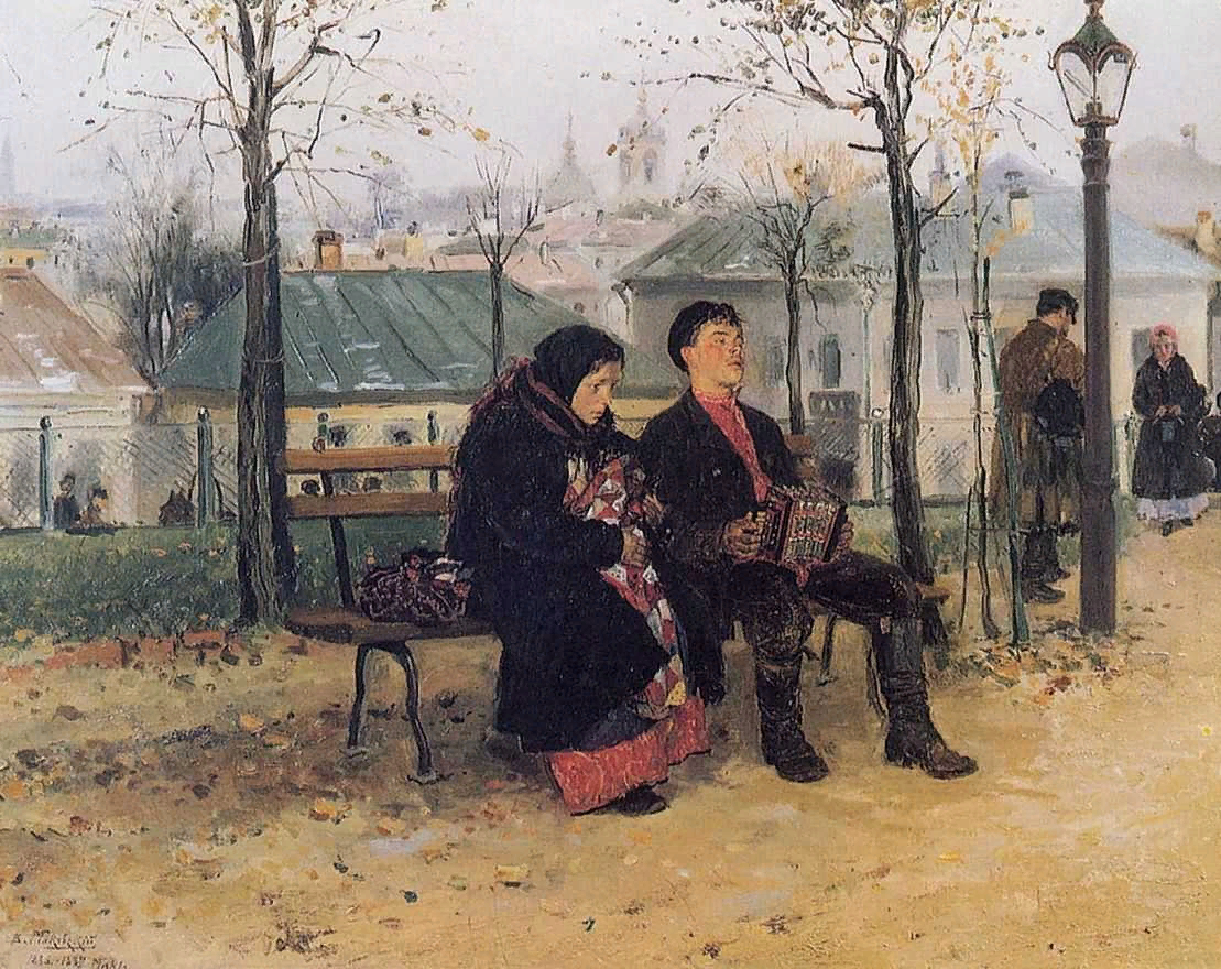 "На бульваре" 1886-1887 г. 