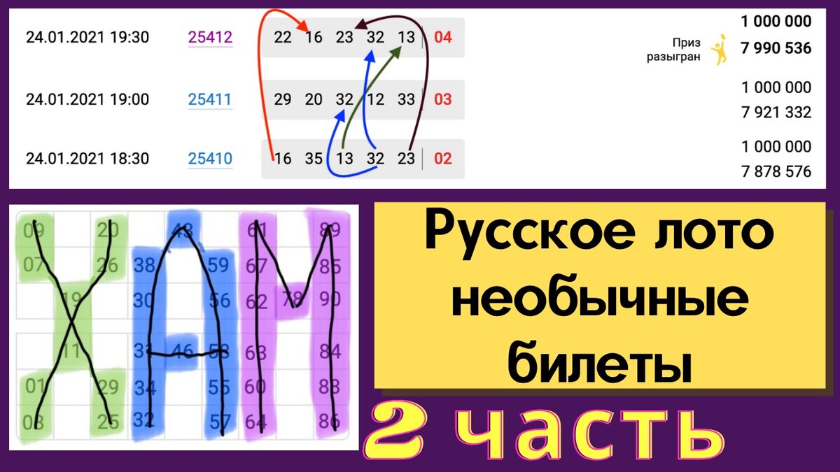 Русское лото необычные билеты 2 часть
