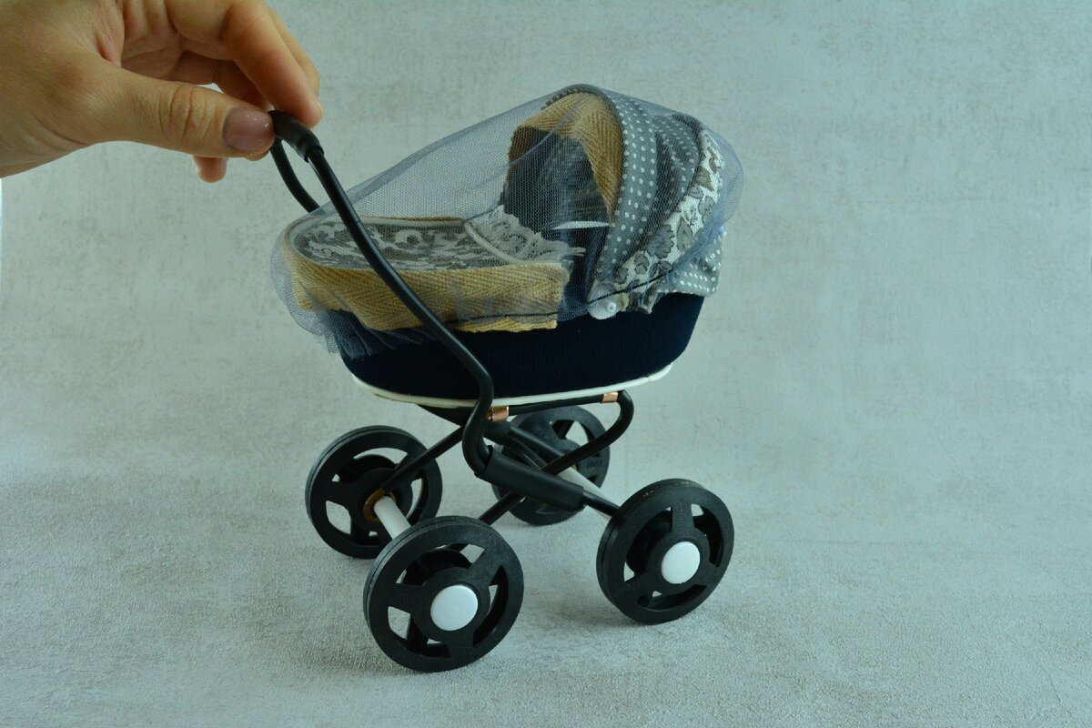 2 ВАРИАНТ! Классическая черная коляска